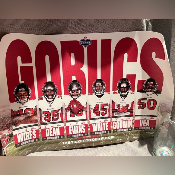 Buccaneers Drafting Poster - Picture 2 of 6